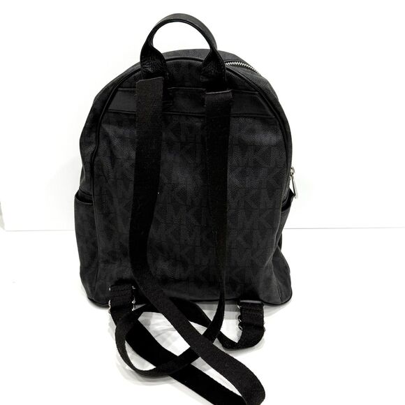 Michael Kors Black Logo Women Travel School Backpack Shoulder Diaper Bag MK main image 4